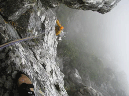 Climbing Table Mountain