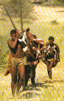 Bushmen Hunters with Gemsbok