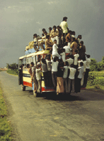 Overloaded Bus in India