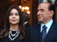 Veronica and Silvio Berlusconi