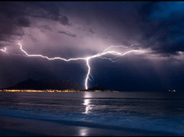 Lightning Storm in Cape Town by Warren Tyler