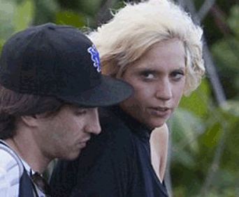 Lady Gaga without makeup and wig